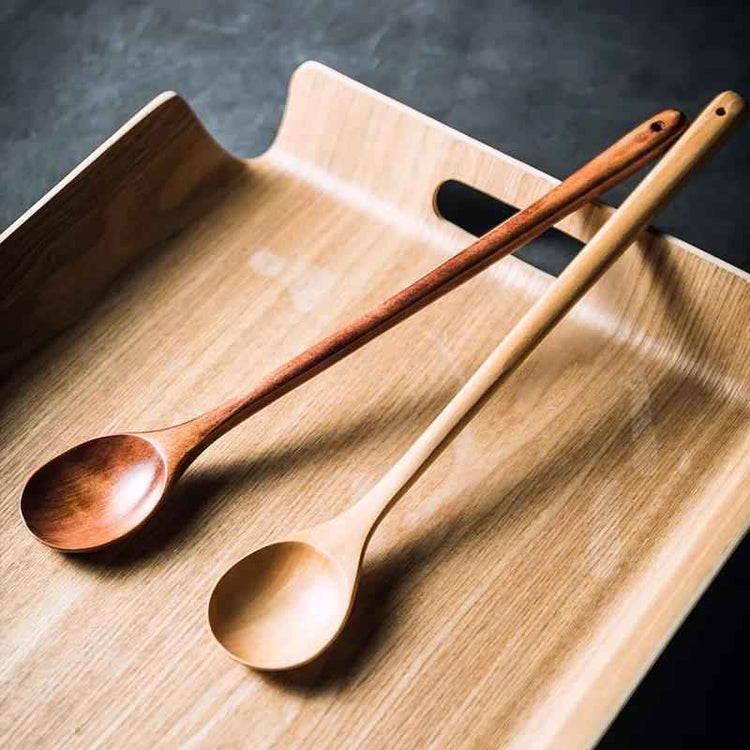 Extra-Long Wooden Cooking Spoon – Ideal for Deep Pots & Stirring