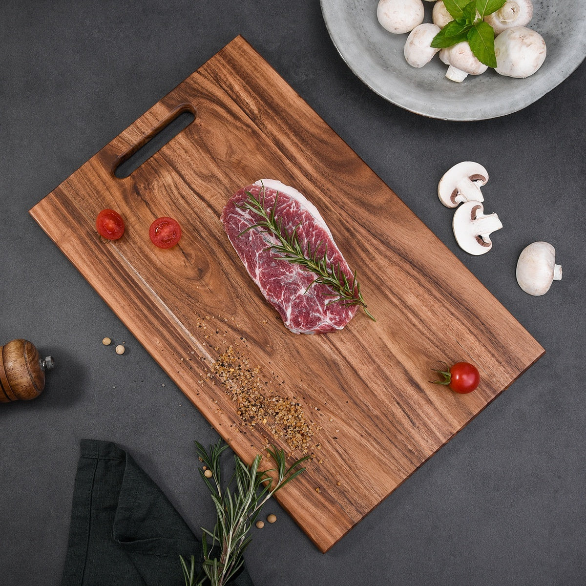 Square Acacia Mangium Large - Premium Wood by Woody Kitchenware