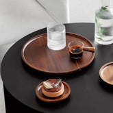 Wooden Circular Japanese Storage - Premium Wood by Woody Kitchenware