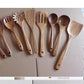 Wooden Cooking Utensil Set: Sculpted Choreography Utensils | Woody&