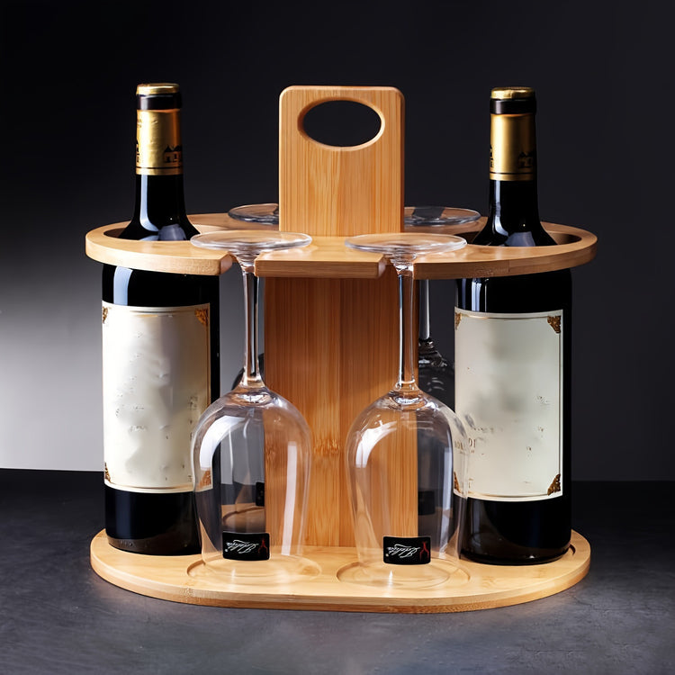 Bamboo Wine Holder: The Sustainable Tabletop | Woody&