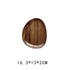 Handcrafted Black Walnut Irregular Serving Tray – Ideal for Sushi, Tea, Fruits, and Snacks