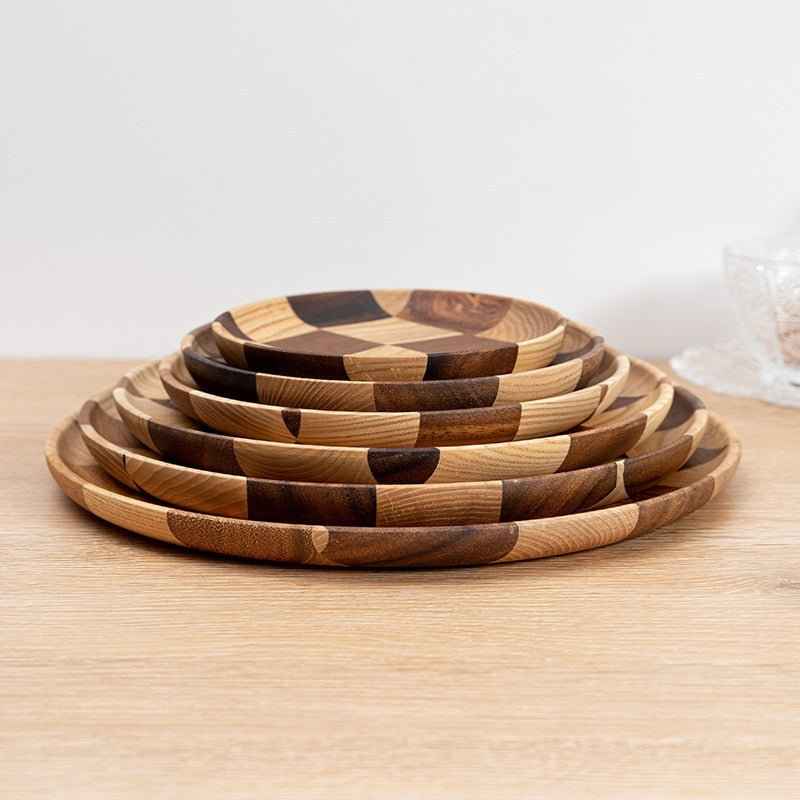 Handcrafted Wooden Round Cake Board – Elegant & Durable