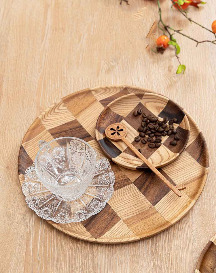 Handcrafted Wooden Round Cake Board – Elegant & Durable