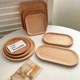INS Wind Wooden Pallets – Minimalist Round Wooden Trays