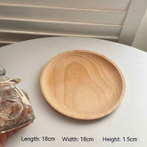 INS Wind Wooden Pallets – Minimalist Round Wooden Trays