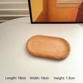 INS Wind Wooden Pallets – Minimalist Round Wooden Trays