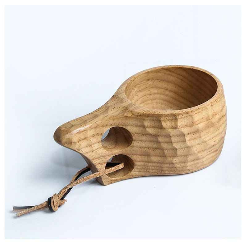 Irregular Wooden Cup – Sip in Style with Nature’s Touch