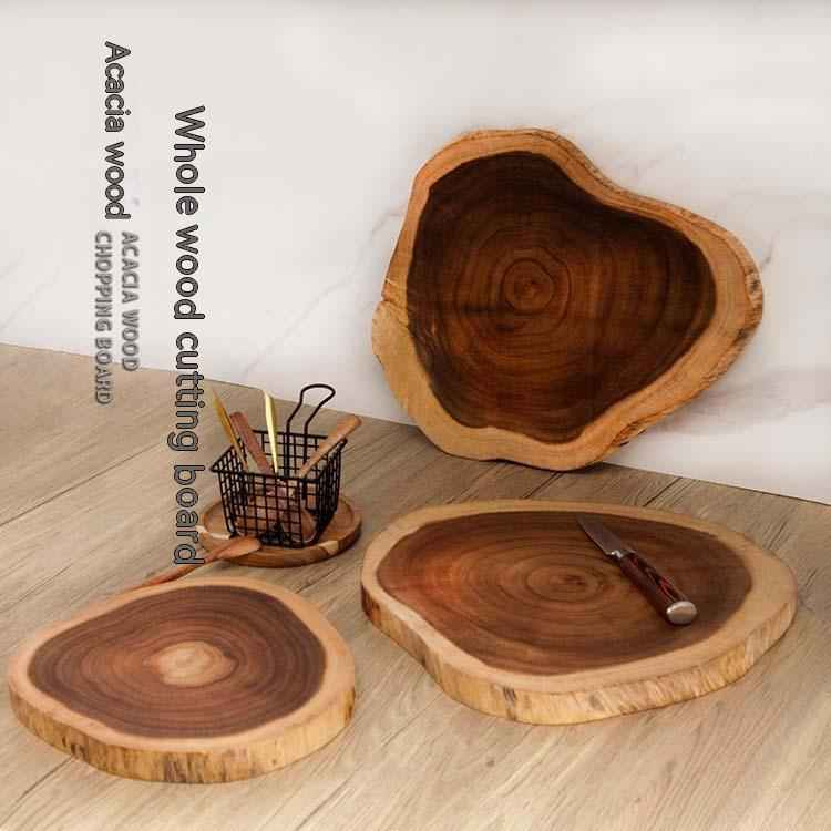 Irregular Wooden Cutting Board – One-of-a-Kind Rustic Kitchen Essential