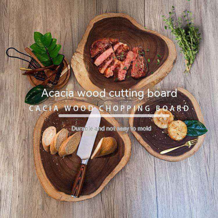 Irregular Wooden Cutting Board – One-of-a-Kind Rustic Kitchen Essential