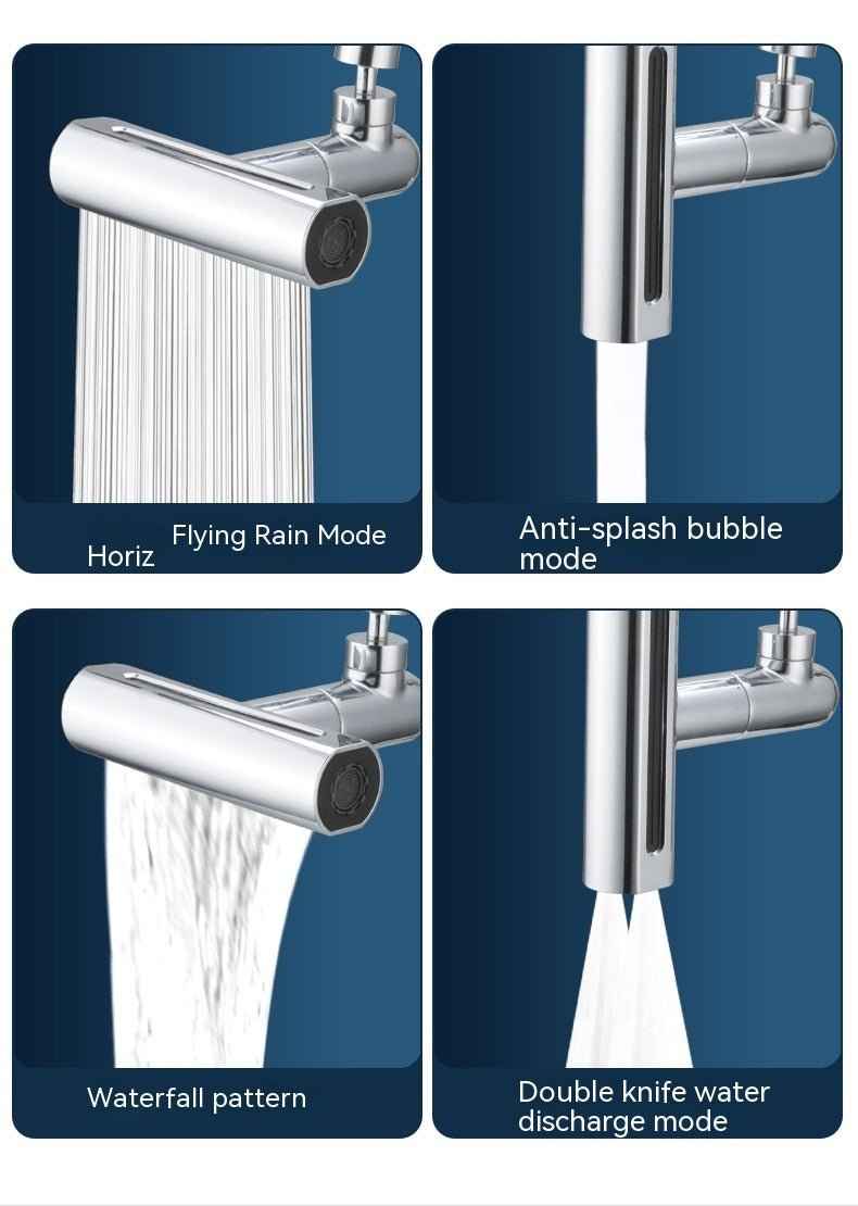 Kitchen Flying Rain Waterfall Faucet Sprinkler – Elegant Waterfall Flow for Your Sink