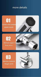 Kitchen Flying Rain Waterfall Faucet Sprinkler – Elegant Waterfall Flow for Your Sink