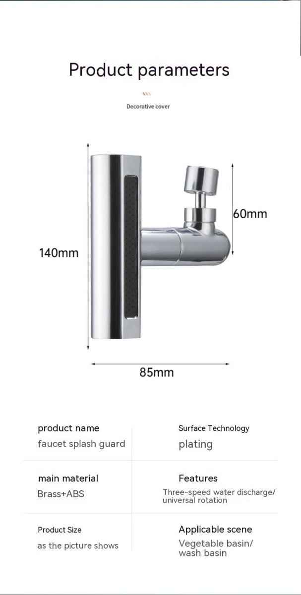 Kitchen Flying Rain Waterfall Faucet Sprinkler – Elegant Waterfall Flow for Your Sink