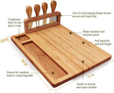 Large Bamboo Cutting & Serving Board Tray – Eco-Friendly Kitchenware