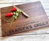 Personalized Walnut Wooden Cutting Board – Custom Engraved Kitchen Essential