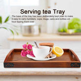 🍵 Rectangular Wooden Tea & Coffee Serving Trayden.