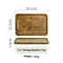 Restaurant Commercial Retro Wooden Rectangular Tray – Timeless Elegance for Your Table