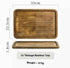 Restaurant Commercial Retro Wooden Rectangular Tray – Timeless Elegance for Your Table