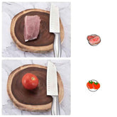 Round Double-Sided Log Cutting Board – Nature’s Beauty, Twice the Versatility