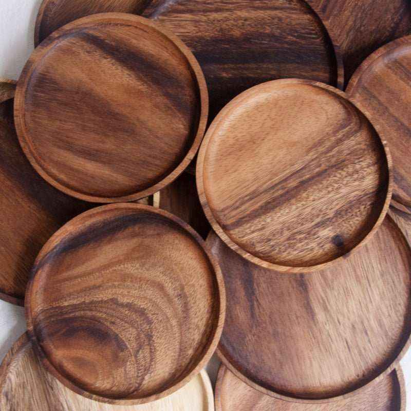 Round Wooden Plate – Elevate Your Dining Experience