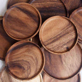 Round Wooden Plate – Elevate Your Dining Experience