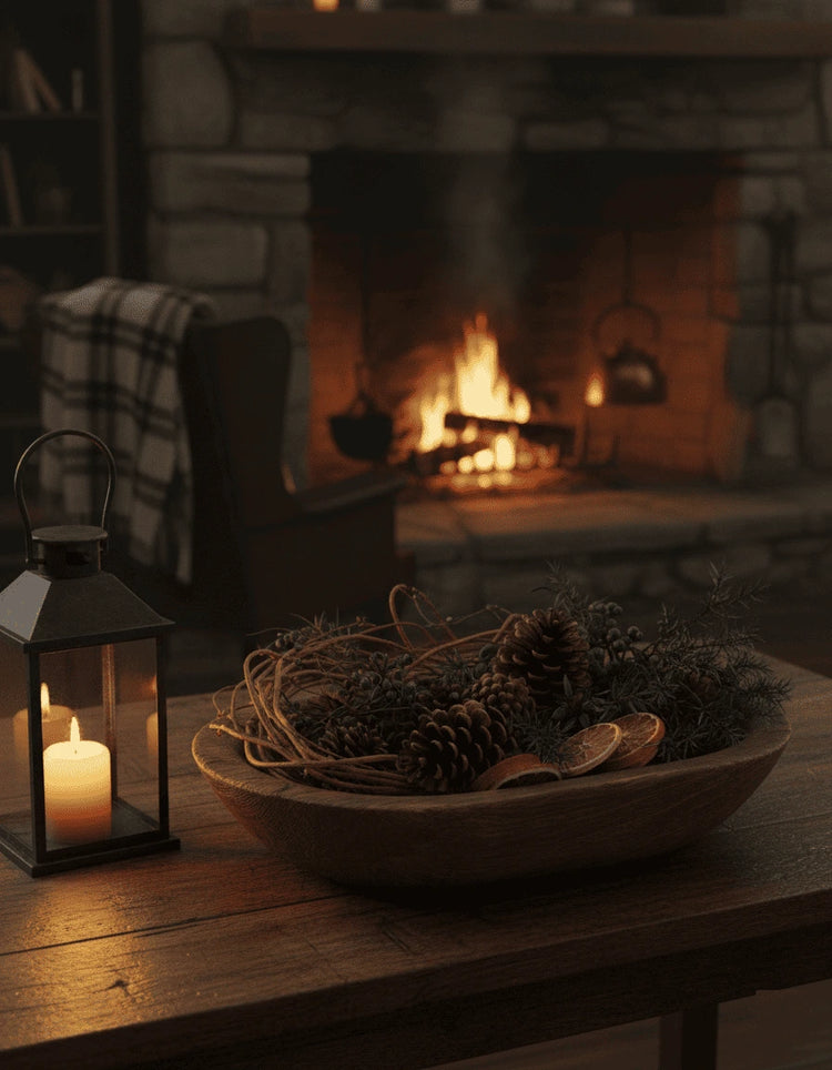 Wood product natural paulownia wood tray with distressed look