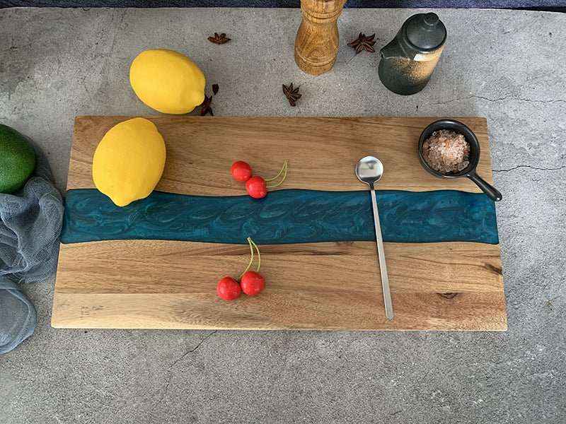 🌿 Solid Head Resin Chopping Board – Acacia Mangium