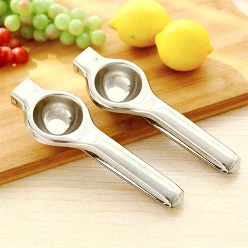 Stainless Steel Clip Manual Juicer – Compact & Efficient Citrus Squeezer
