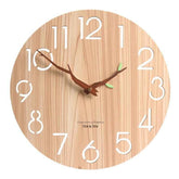 Stylish Atmosphere Creative Wooden Wall Clock– Elegant & Whisper-Quiet Design