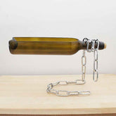 Suspended Wine Bottle Decoration – Elegant Hanging Display