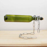 Suspended Wine Bottle Decoration – Elegant Hanging Display