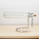 Suspended Wine Bottle Decoration – Elegant Hanging Display