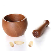 Traditional Wooden Garlic Masher – Efficient & Charming Chinese-Style Kitchen Tool