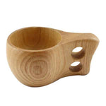 Minimalist Hand Carved Wooden Cup: Hand-Carved Minimalist Vessel (The Sylvan Solace)