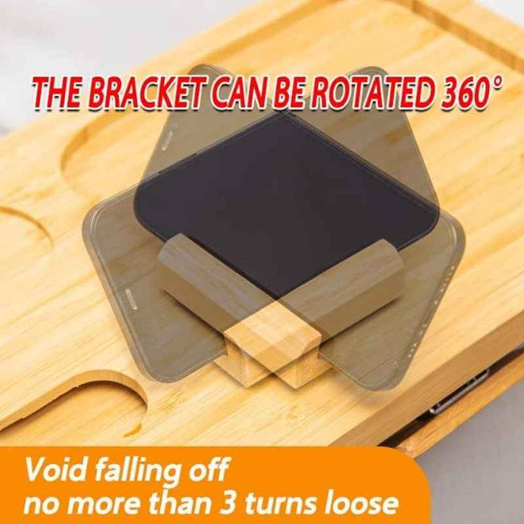 Wooden Lazy Sofa Handrail Tray – Stylish & Functional Armrest Organizer