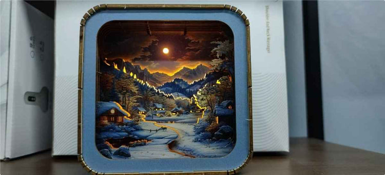 Wooden Light Frame Painting Accessories – Illuminate Your Art with Elegance