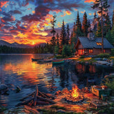 Wooden Light Frame Painting Accessories – Illuminate Your Art with Elegance