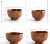 Wooden Round Wooden Bowl – A Touch of Nature for Your Table