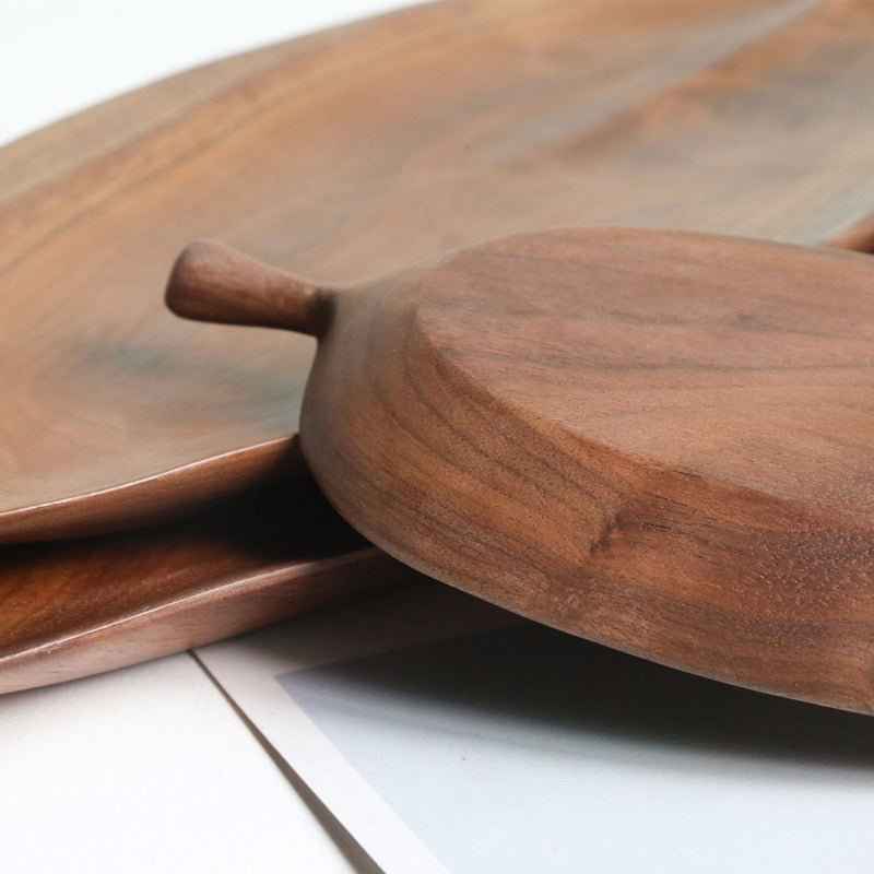 Wooden Saucer Fruit Tray – Elevate Your Dining with Natural Elegance