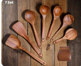 Wooden Spatula Cookware Kitchenware Set – Eco-Friendly & Stylish Cooking Essentials