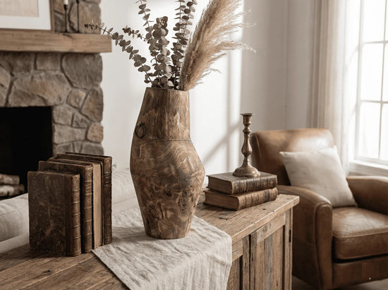 Sculptural Form: Artisan Modern Wooden Vase & Decor Collection – WoodyKitchenware