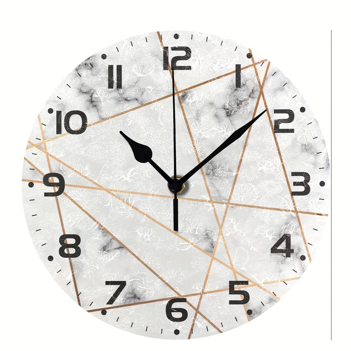 Wooden wall clock by WoodyKitchenware, handcrafted solid wood timepiece with natural wood finish, 12-inch decorative wall clock.