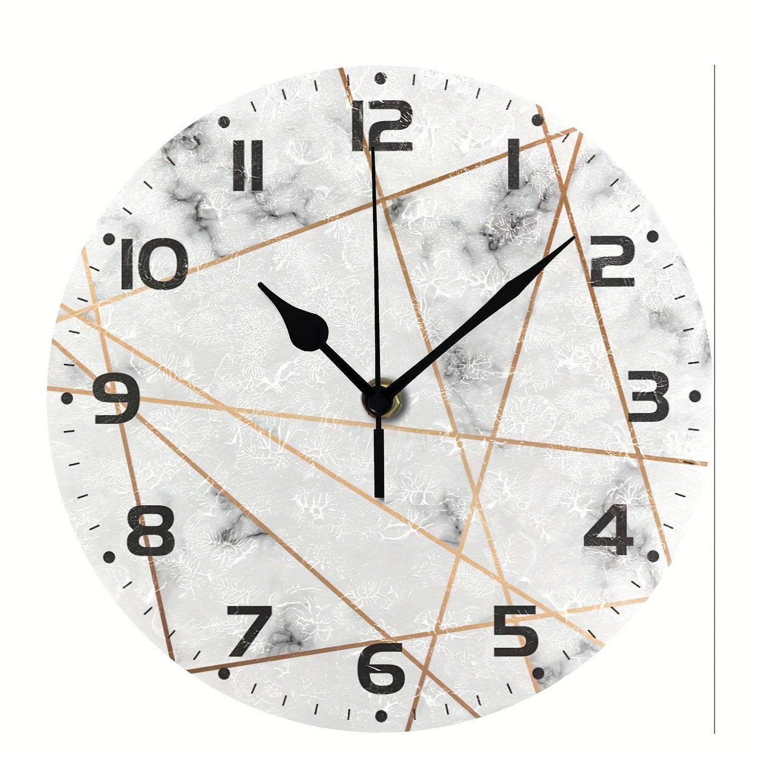 Wooden wall clock by WoodyKitchenware, handcrafted solid wood timepiece with natural wood finish, 12-inch decorative wall clock.