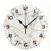 Wooden wall clock by WoodyKitchenware, handcrafted solid wood timepiece with natural wood finish, 12-inch decorative wall clock.
