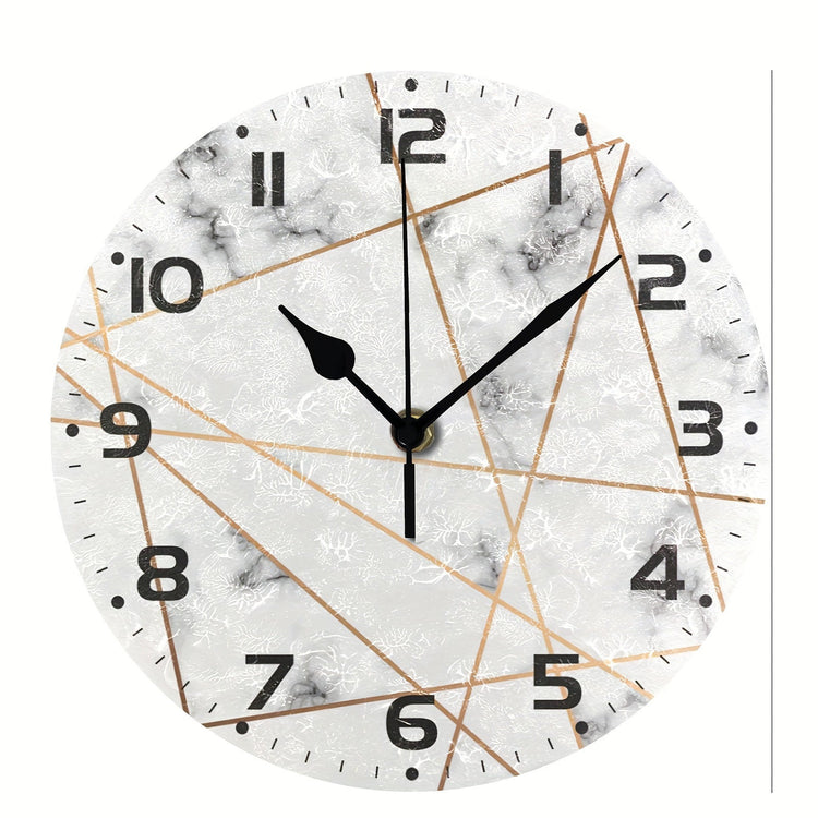 Wooden wall clock by WoodyKitchenware, handcrafted solid wood timepiece with natural wood finish, 12-inch decorative wall clock.