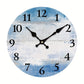 Handcrafted 12-inch wooden wall clock by WoodyKitchenware, featuring a natural solid wood design and minimalist time display.