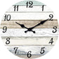 Handcrafted 12-inch wooden wall clock by WoodyKitchenware, featuring a natural wood finish and minimalist design.