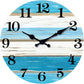 Handcrafted 12-inch wooden wall clock by WoodyKitchenware featuring natural wood finish and minimalist design.