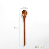 Japanese solid wood honey spoon by WoodyKitchenware, featuring an elegant and functional design for serving honey.