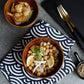 Wooden Japanese-style rice and soup bowl from WoodyKitchenware, showcasing warm, versatile eco-chic wooden tableware.